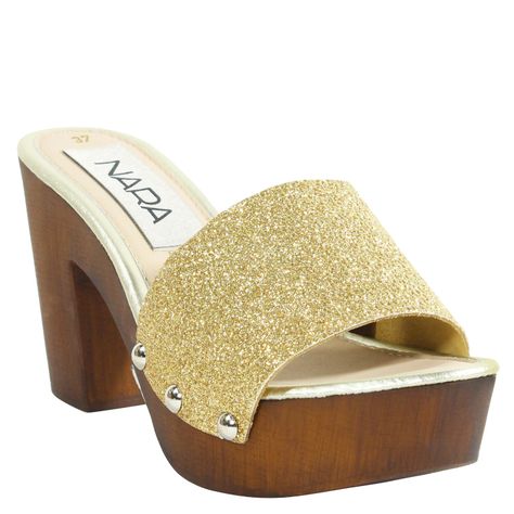Zueco Faja Glitter Oro-1