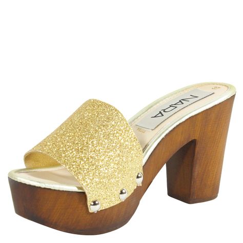 Zueco Faja Glitter Oro-2