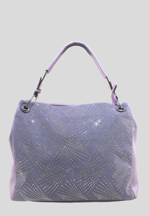 Cartera Lurex Frontal Lila-0