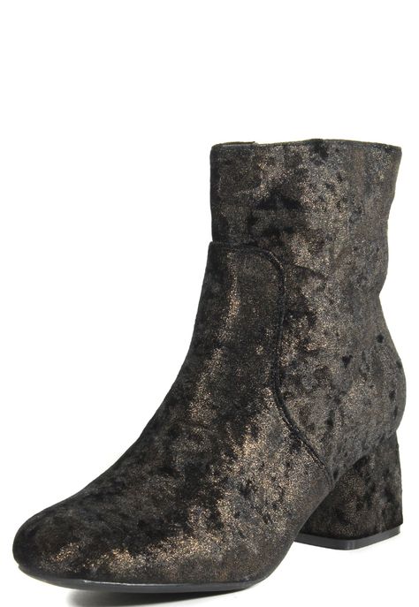 Botin Terciopelo Ponseado-0
