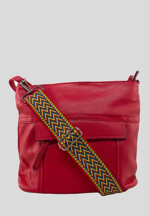 Correa Larga X Carteras Rojo-2