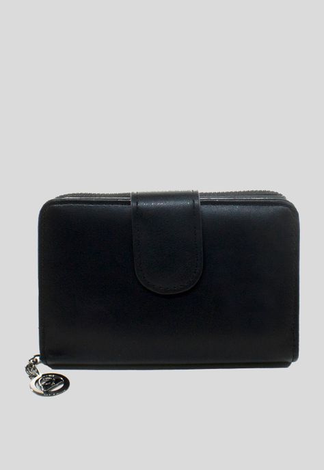 Billetera mediana franja piton Negro-0
