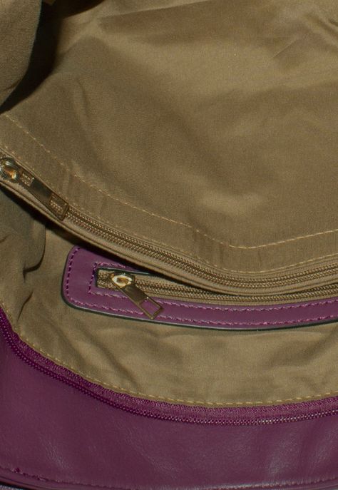 Cartera Franjas Acolchadas Morado-3