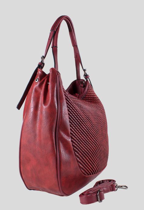 Cartera Frontal Entrelazada Burdeo-1