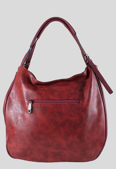 Cartera Frontal Entrelazada Burdeo-2
