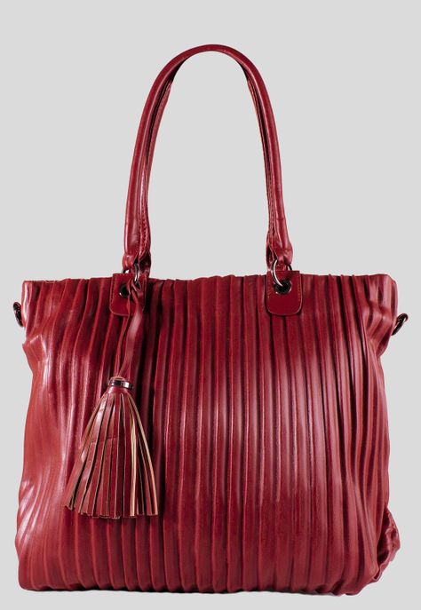 Cartera Full Pliegues Burdeo-0