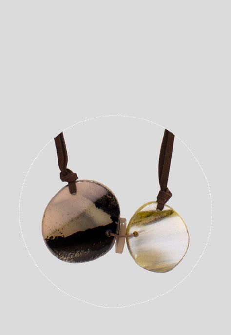 Collar Placa Simple Amarillo-2
