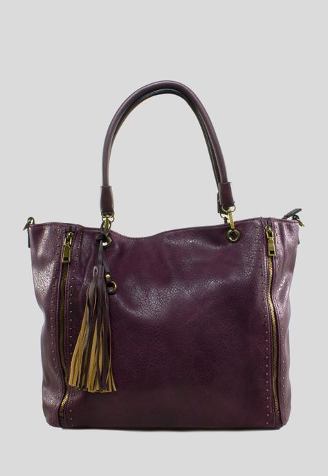 Cartera Grande 2 Cierres Morado-0