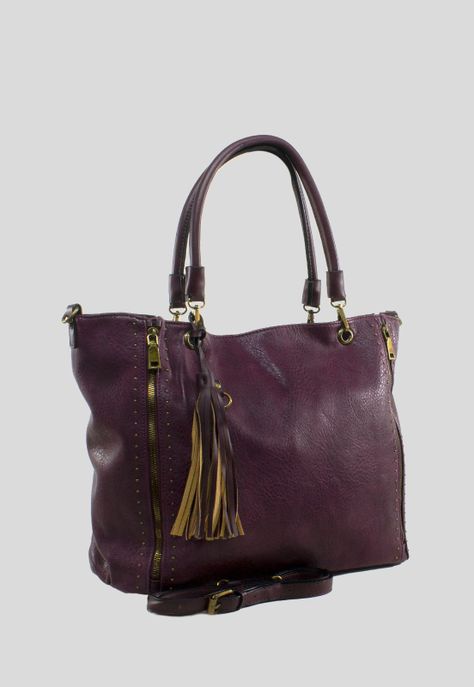 Cartera Grande 2 Cierres Morado-1