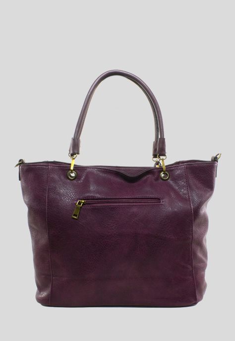 Cartera Grande 2 Cierres Morado-2
