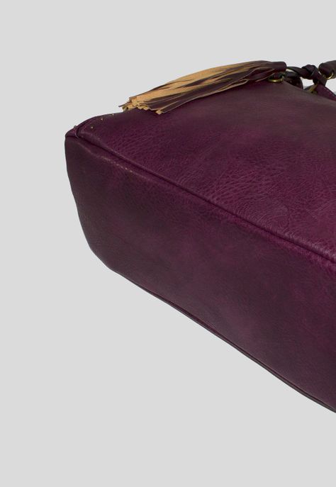 Cartera Grande 2 Cierres Morado-4