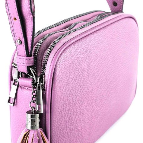 Bandolera Ecocuero Lisa 828 Mujer Lila Mailea-3