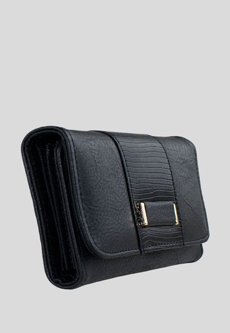 Billetera Mediana Placa Negro-1