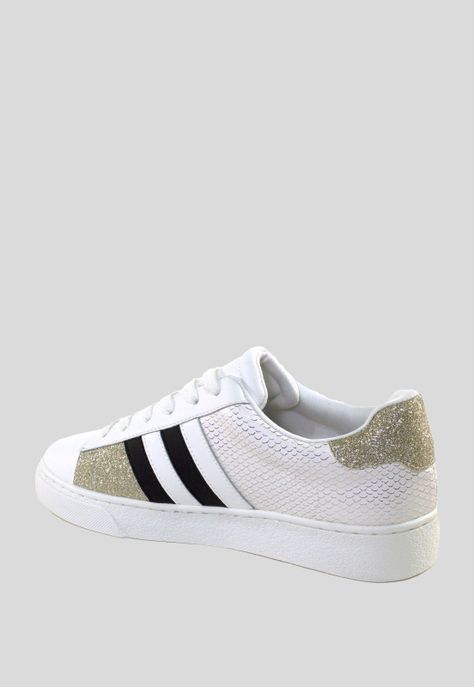 Zapatilla plana tacha later Blanco-2