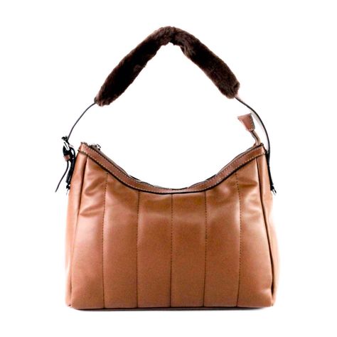 Cartera Ecocuero Cierre 460 Mujer Cafe Mailea-0
