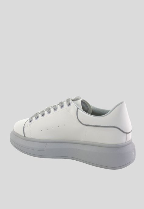 Zapatilla Planta Gris Blanco-2