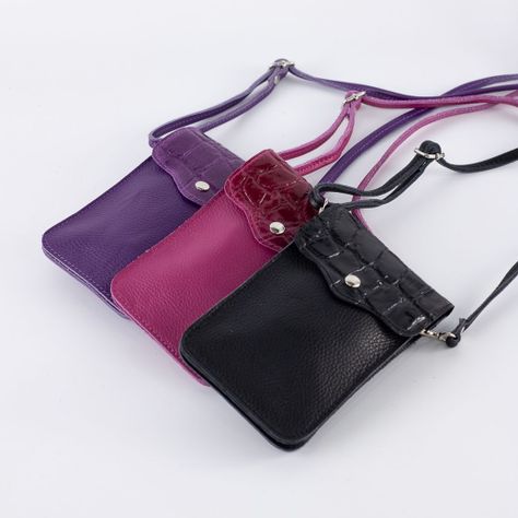 Portacelular Cuero Coco Mujer Fucsia Mailea-4