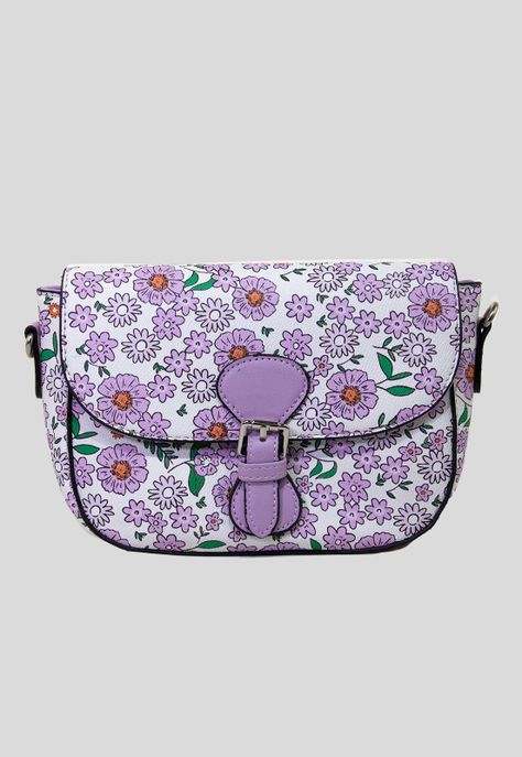 Bandolera full flores Lila-1