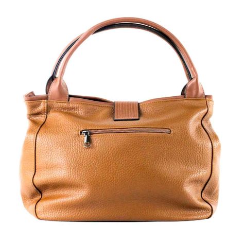 Cartera Ecocuero Pasador Strass 541 Mujer Cafe Mailea-2