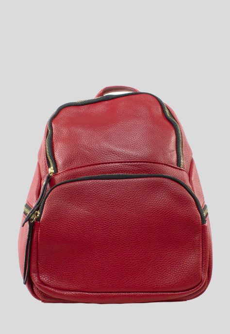 Mochila Bolsillo Rectangular Rojo-0