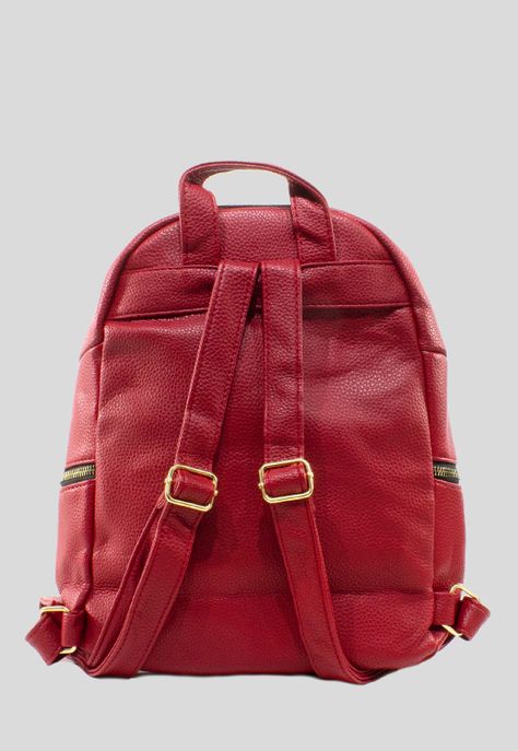 Mochila Bolsillo Rectangular Rojo-2
