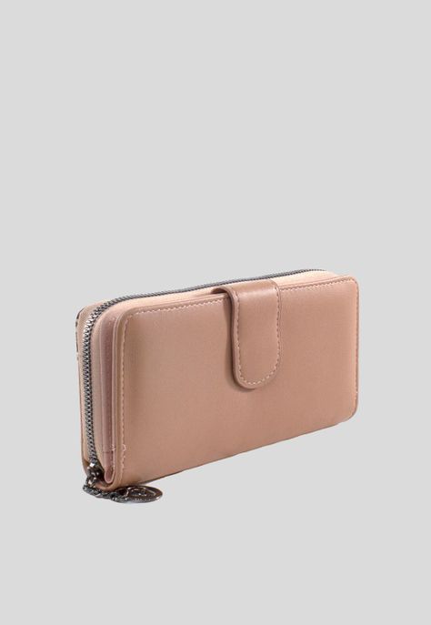 Billetera grande franja piton Rosado-1