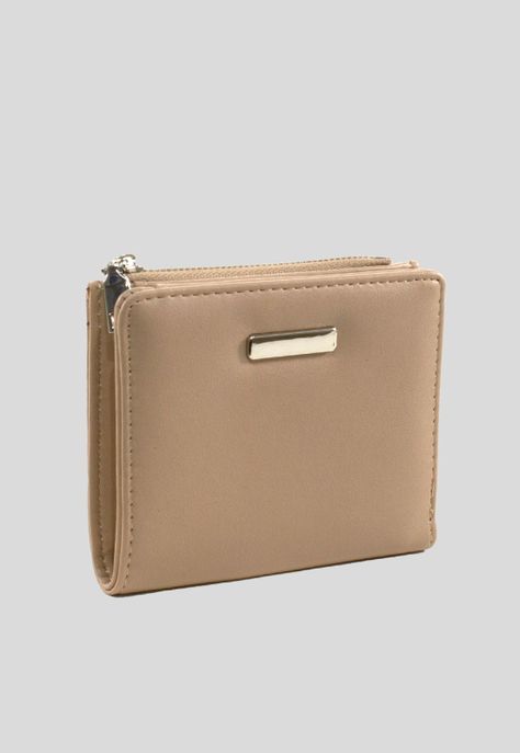 Billetera chica placa externa Khaki-1