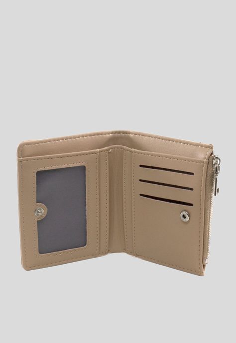 Billetera chica placa externa Khaki-3