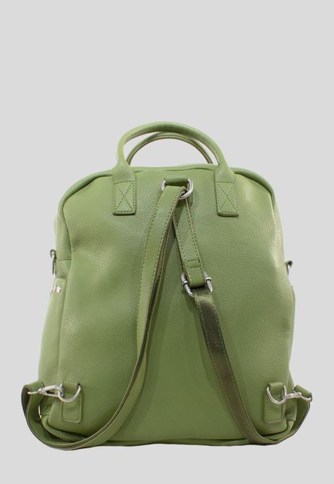 Mochila Tachas Bolsillo Verde-2