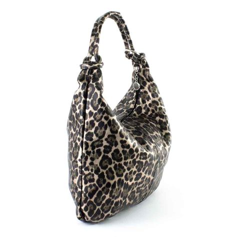 Cartera de Cuero Brillo 761 Mujer Leopardo Bronce Mailea-1