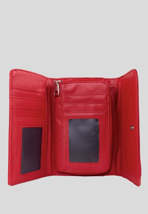 Billetera Patchwork Rojo-3