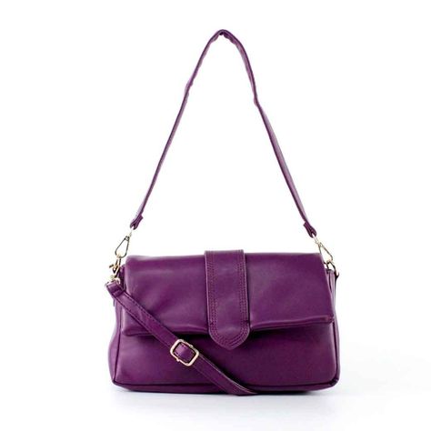 Cartera Ecocuero Lisa 639 Mujer Morado Mailea-0