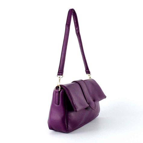 Cartera Ecocuero Lisa 639 Mujer Morado Mailea-1