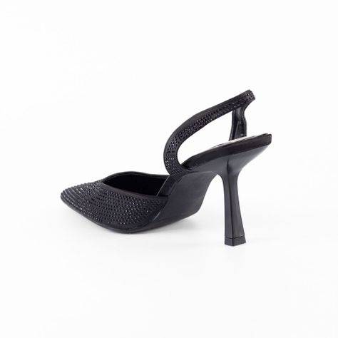 Stilleto Fiesta Full Strass 042 Mujer Negro Mailea-2