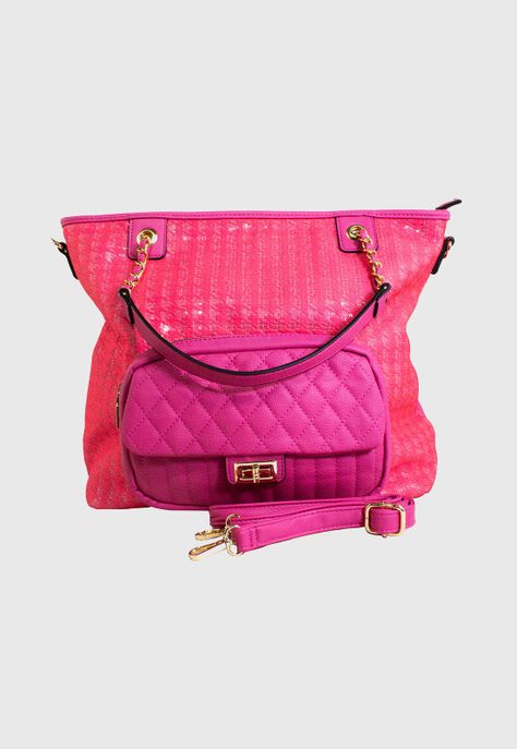Cartera con bolsillo acolchado Coral-0