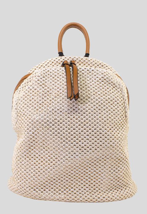 Mochila Full Rafia Beige Tostado-0