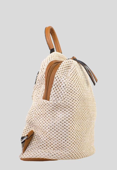 Mochila Full Rafia Beige Tostado-1