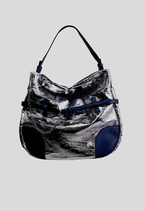 Cartera brillo esquineros Plata-0