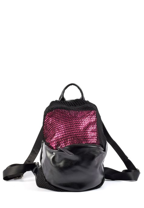 Mochila Malla Negro-0