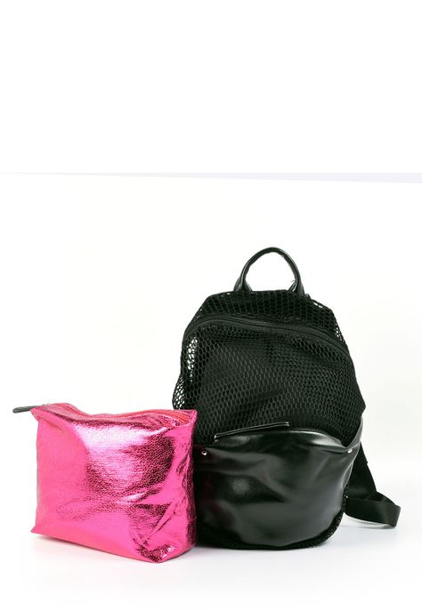 Mochila Malla Negro-2