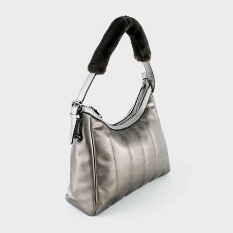 Cartera Ecocuero Cierre 460 Mujer Bronce Mailea-1