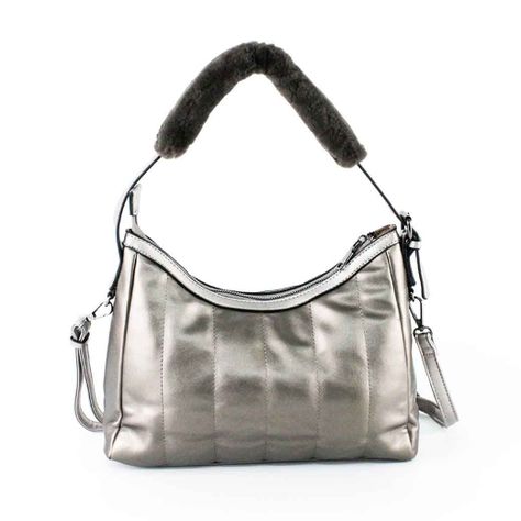 Cartera Ecocuero Cierre 460 Mujer Bronce Mailea-3
