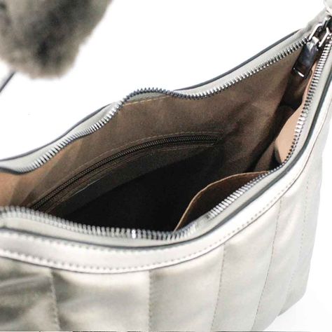 Cartera Ecocuero Cierre 460 Mujer Bronce Mailea-5