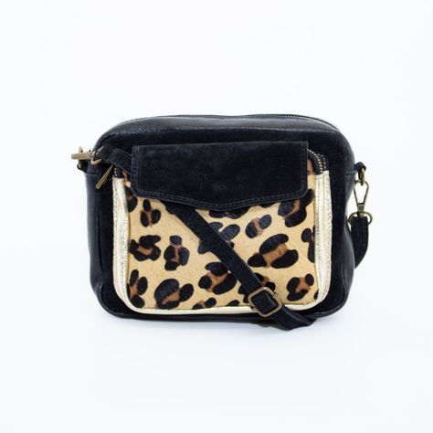 Bandolera Mailea reno bolsillo animal Negro-0