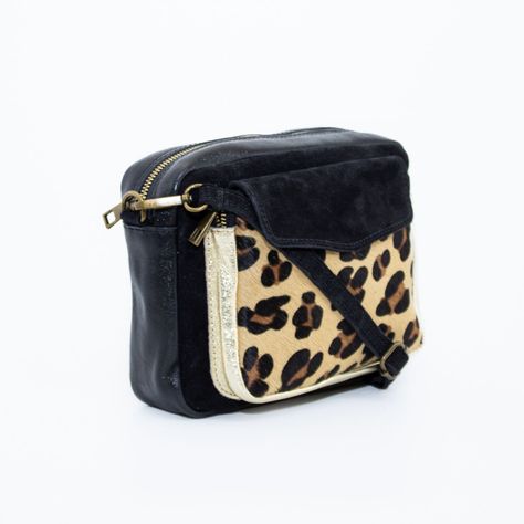 Bandolera Mailea reno bolsillo animal Negro-1