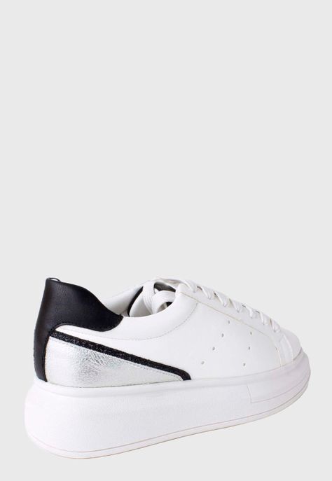 Zapatilla Talon Con Vivo Blanco-2