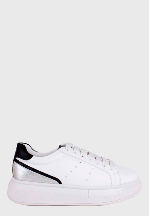 Zapatilla Talon Con Vivo Blanco-0