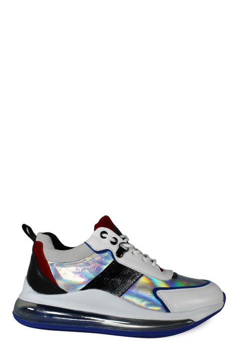Zapatilla Base Transparente Plata-0