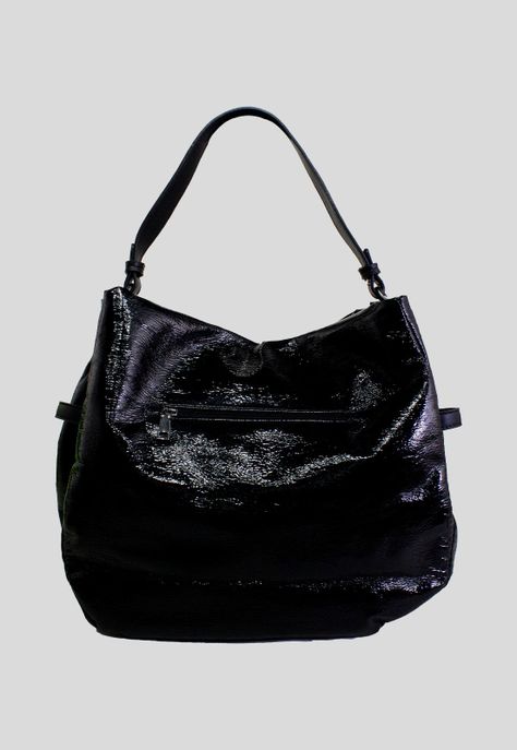 Cartera brillo esquineros Negro-2