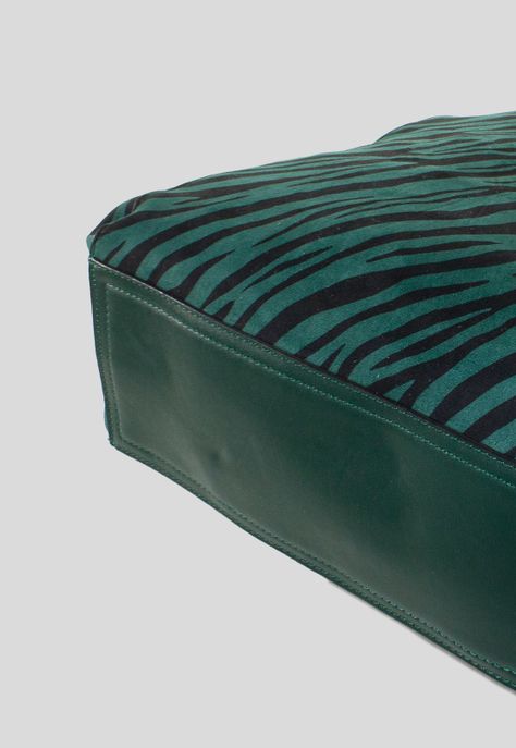 Cartera Grande Lazo Cebra Verde-5